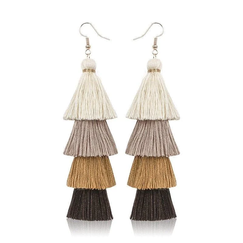 River Tassel Earrings - Glova