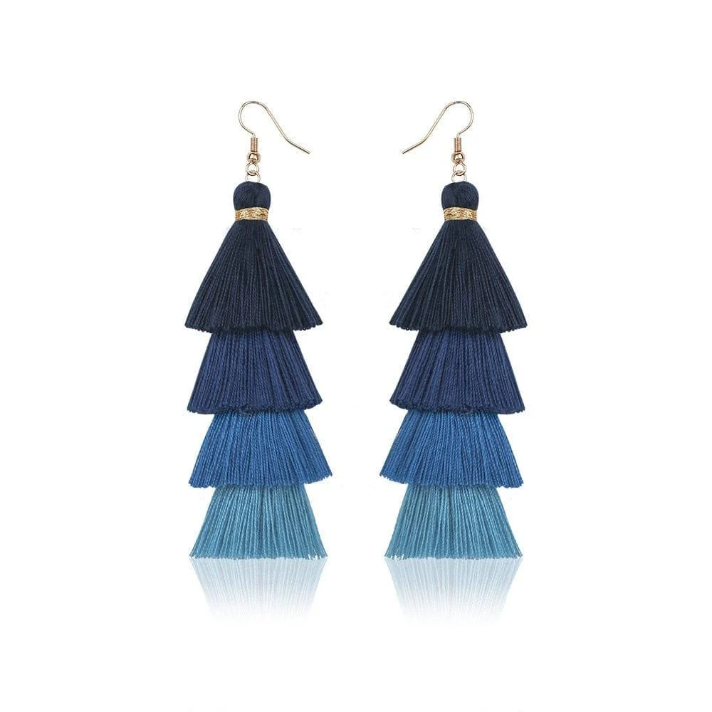 River Tassel Earrings - Glova