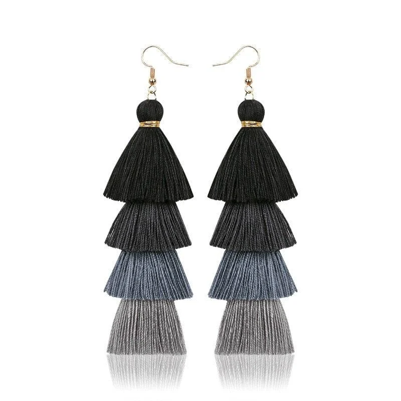 River Tassel Earrings - Glova