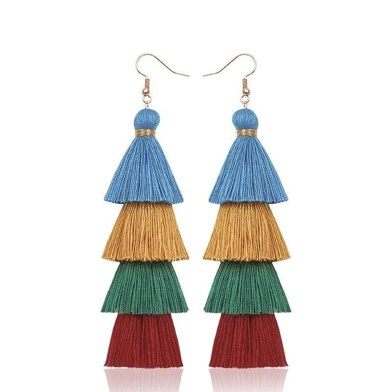 River Tassel Earrings - Glova