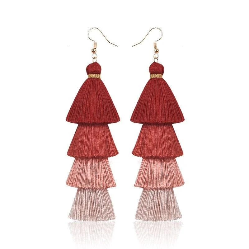 River Tassel Earrings - Glova