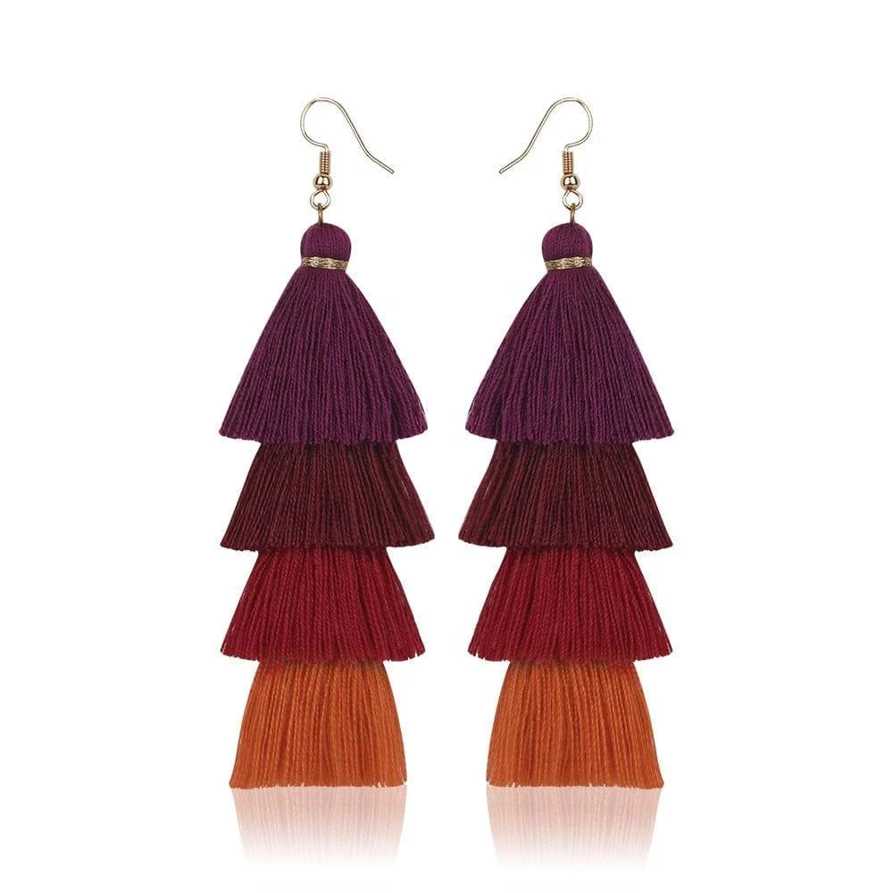 River Tassel Earrings - Glova