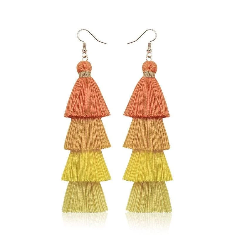 River Tassel Earrings - Glova