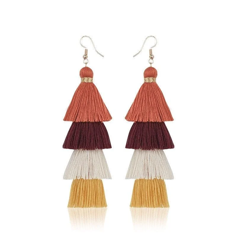 River Tassel Earrings - Glova