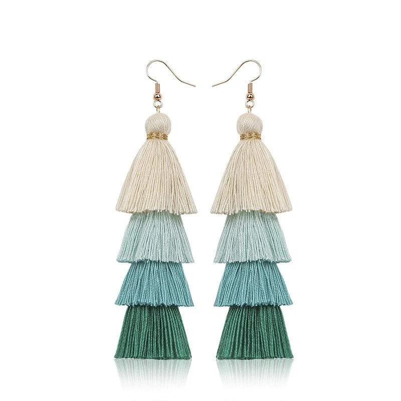 River Tassel Earrings - Glova