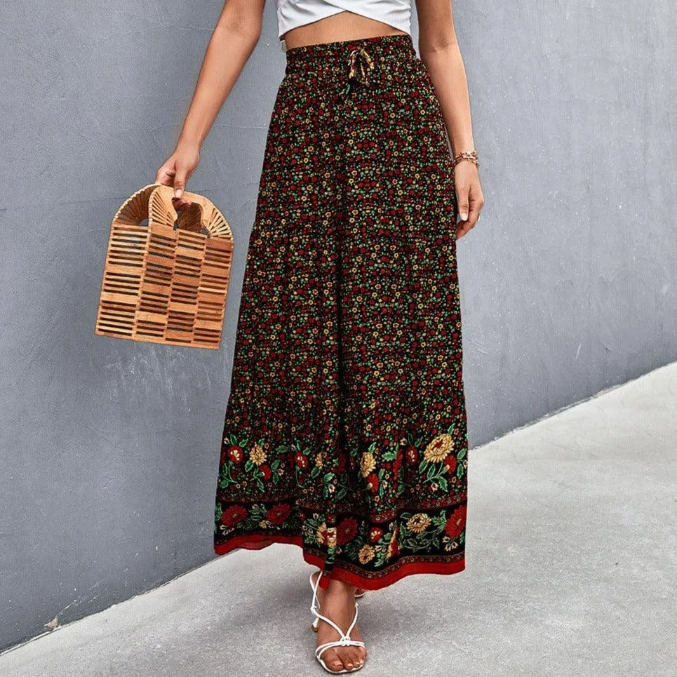 Robin Boho High Waist Maxi Skirt - Glova