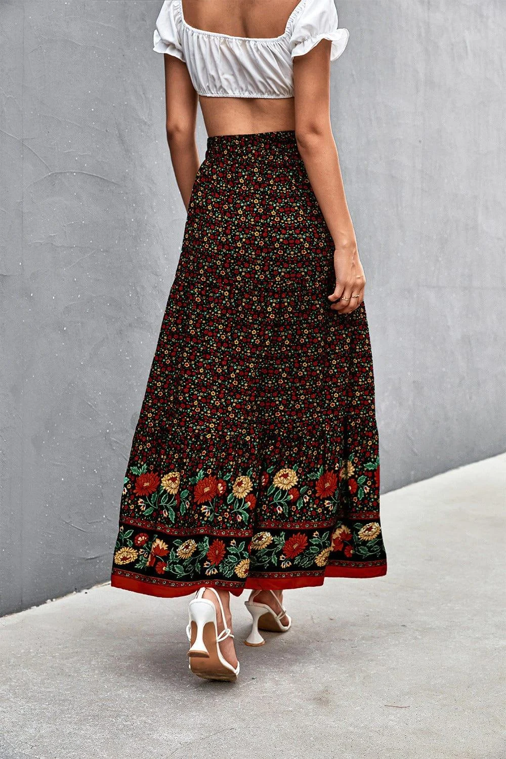 Robin Boho High Waist Maxi Skirt - Glova