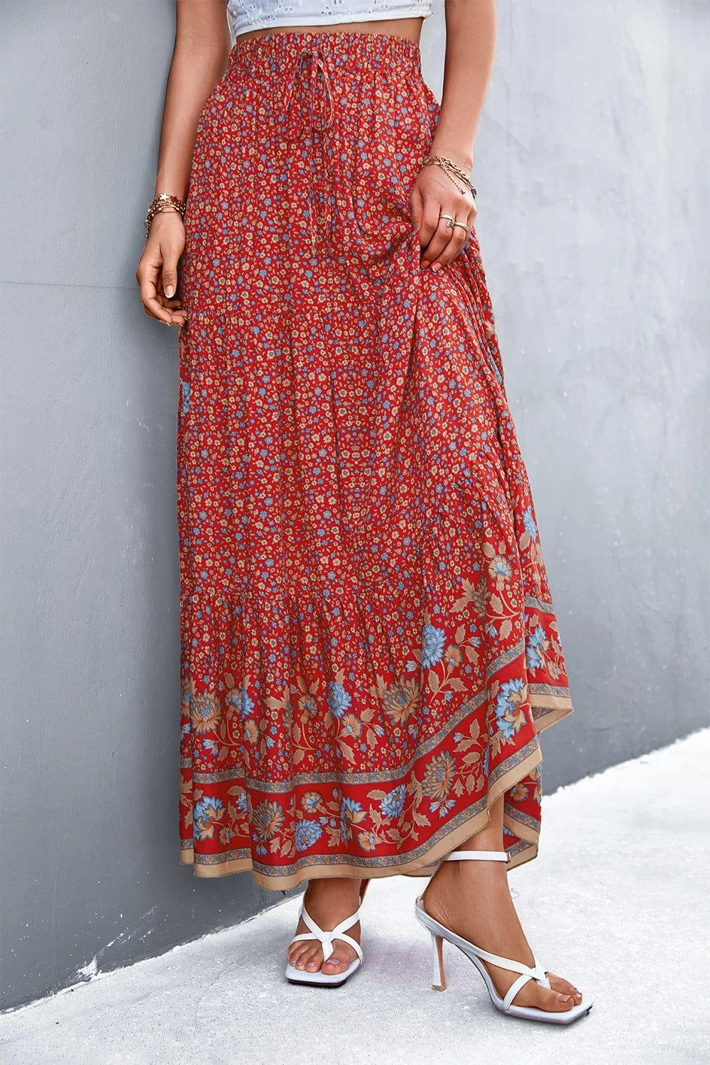 Robin Boho High Waist Maxi Skirt - Glova