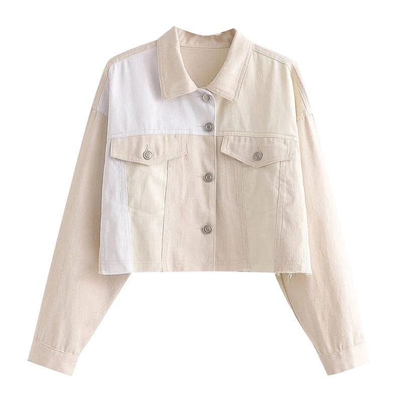 Romane White Denim Jacket - Glova