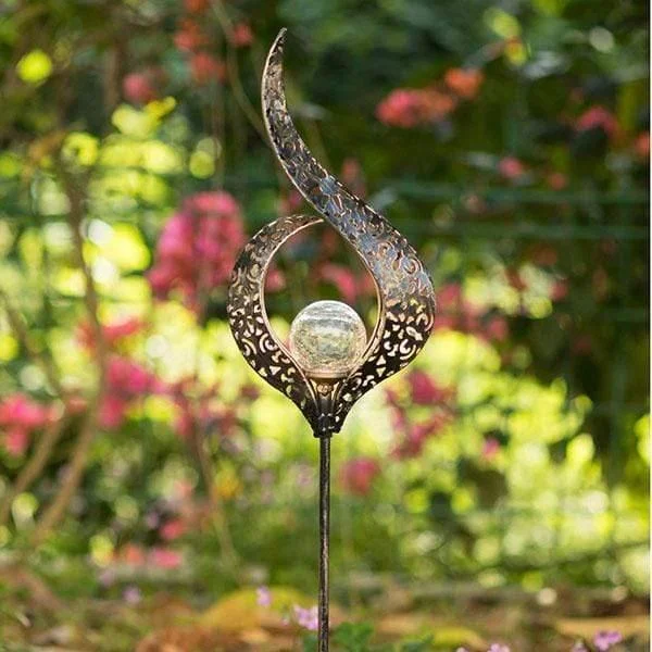 Romantic Solar Crackle Garden Light - Glova