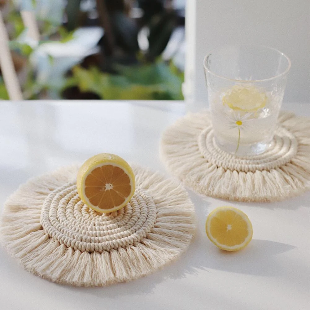 Round Macrame Coasters - Glova