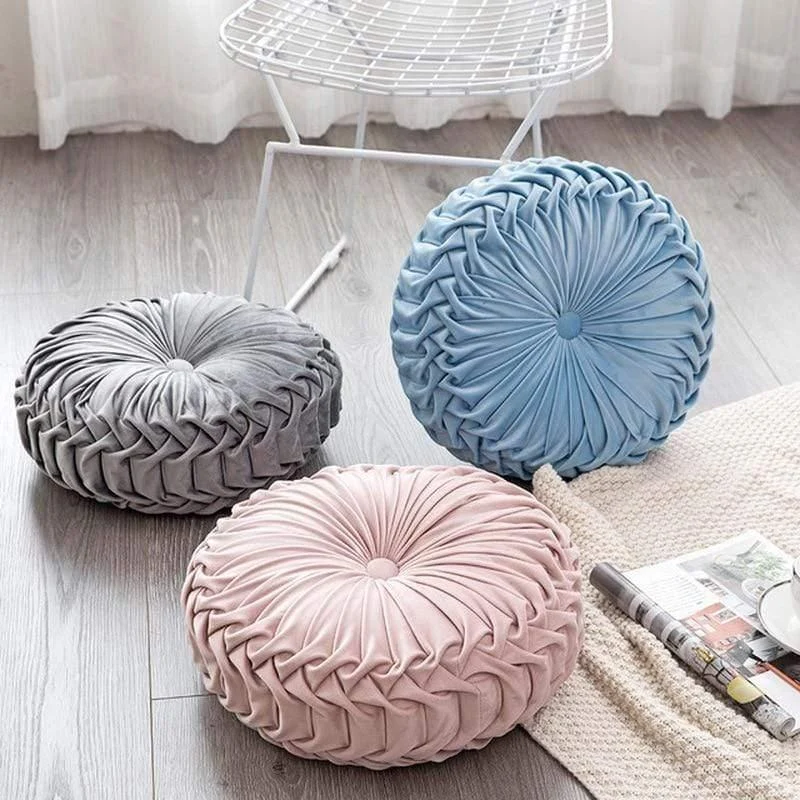 Round Pintuck Pillow - Glova