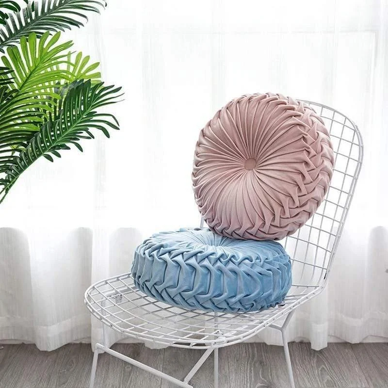 Round Pintuck Pillow - Glova