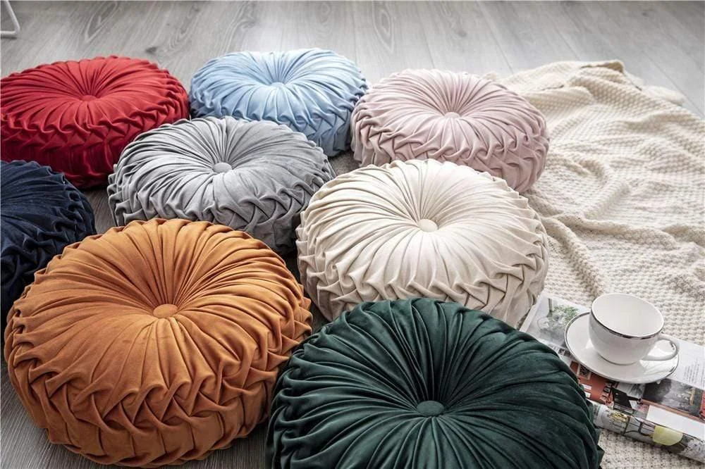 Round Pintuck Pillow - Glova