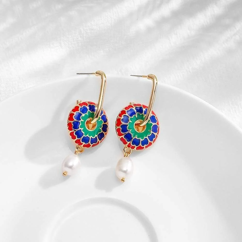 Round Style Earrings - Glova