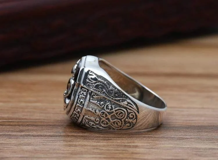 S925 Sterling Silver Buddha Ring - Glova