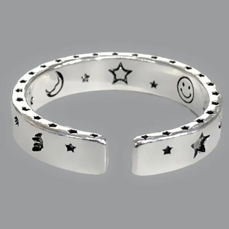 S925 Sterling Silver Celestial Ring - Glova