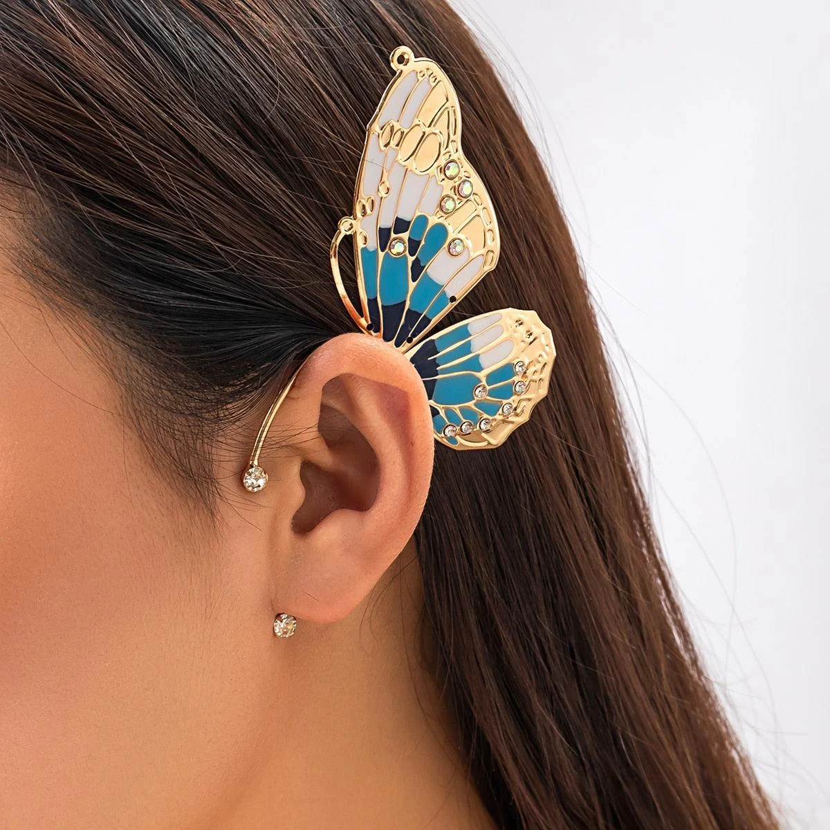 Sabrina Bufferfly Single Ear Cuff - 3 Colors - Glova