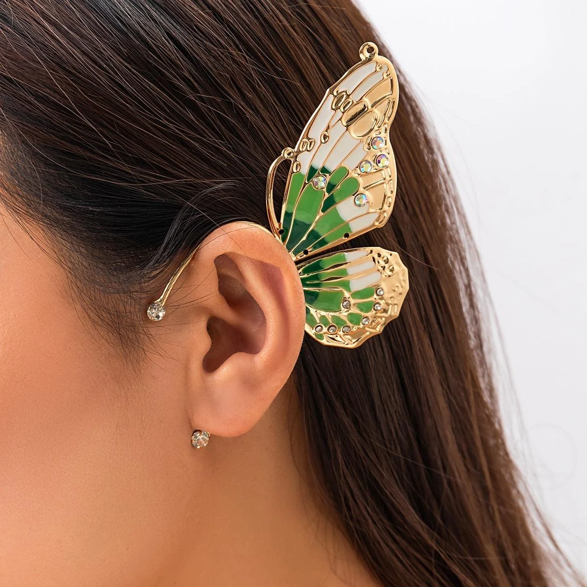 Sabrina Bufferfly Single Ear Cuff - 3 Colors - Glova