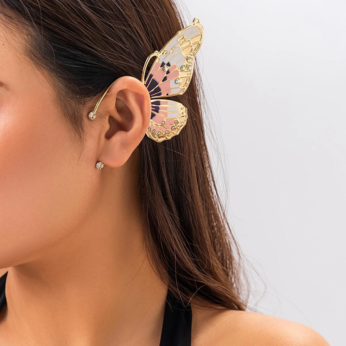 Sabrina Bufferfly Single Ear Cuff - 3 Colors - Glova