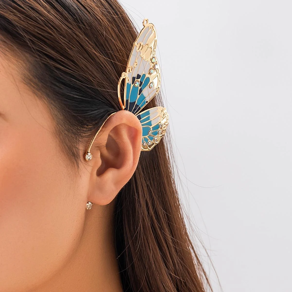 Sabrina Bufferfly Single Ear Cuff - 3 Colors - Glova