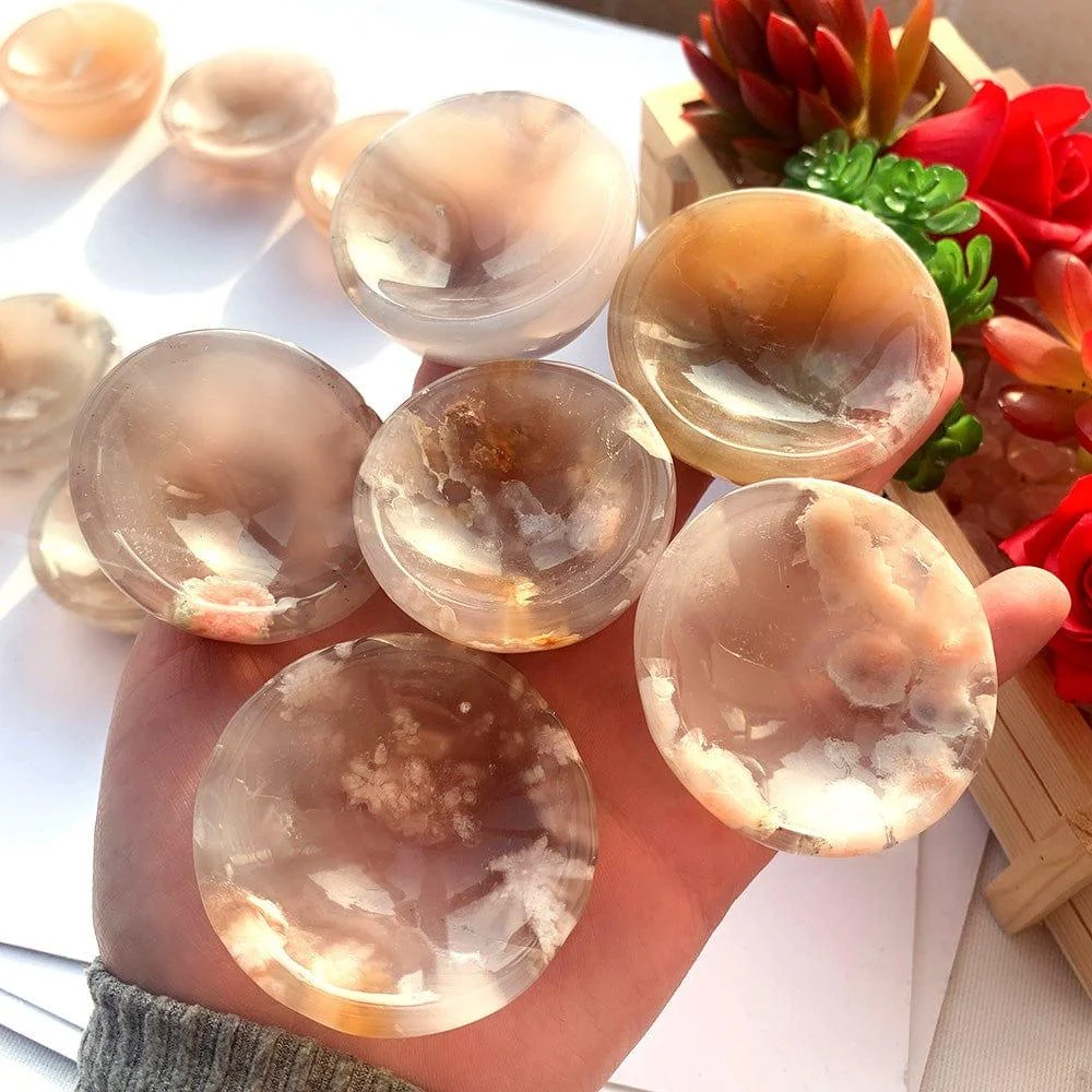 Sakura Flower Agate Bowl - Glova