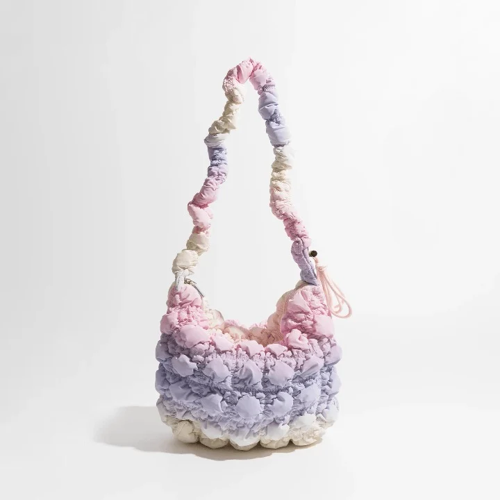 Sambria Pastel Ombre Quilted Waffle Bags - Glova