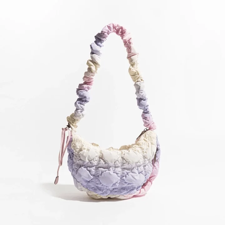 Sambria Pastel Ombre Quilted Waffle Bags - Glova