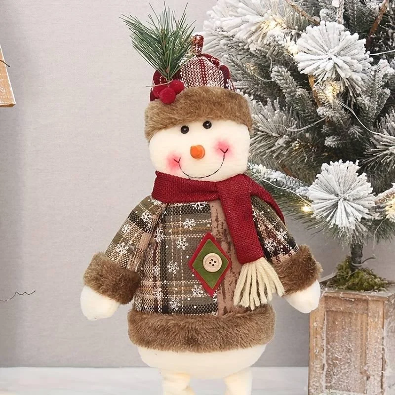 Santa, Snowman, and Reindeer Figurines - Glova