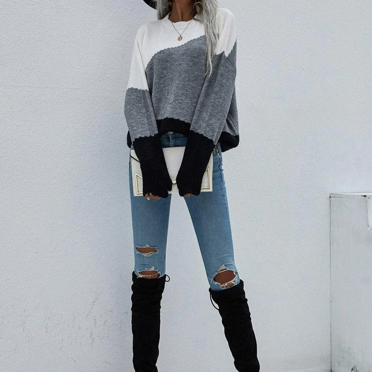 Sapphira Knitted Sweater - Glova