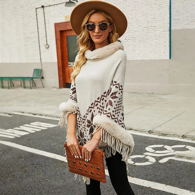 Sapphira Poncho Sweater - Glova