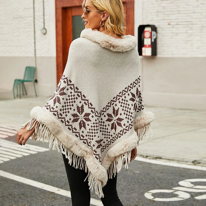 Sapphira Poncho Sweater - Glova