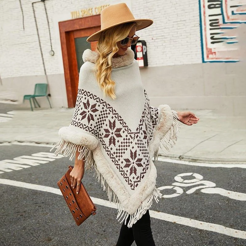 Sapphira Poncho Sweater - Glova