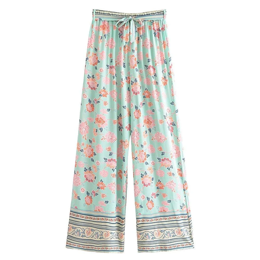 Sappho Boho Wide Leg Pants - Glova