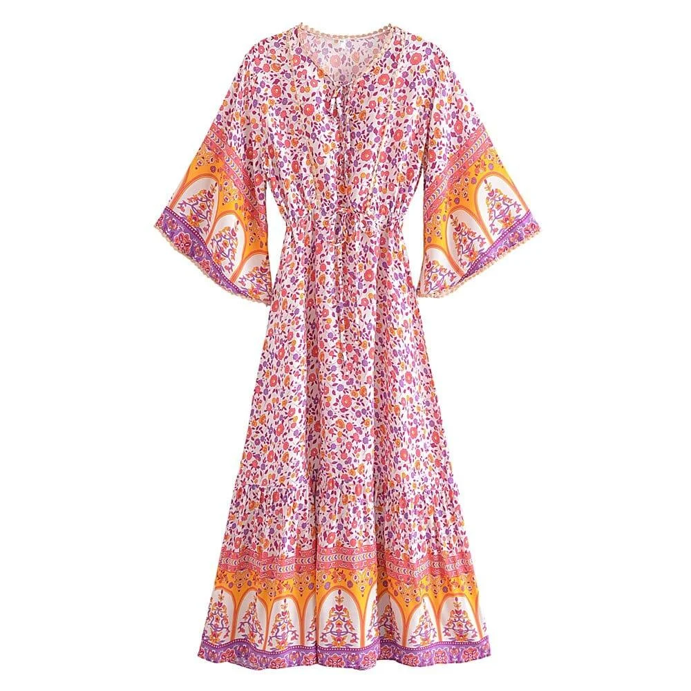 Sarai Bohemian Maxi Dress - Glova