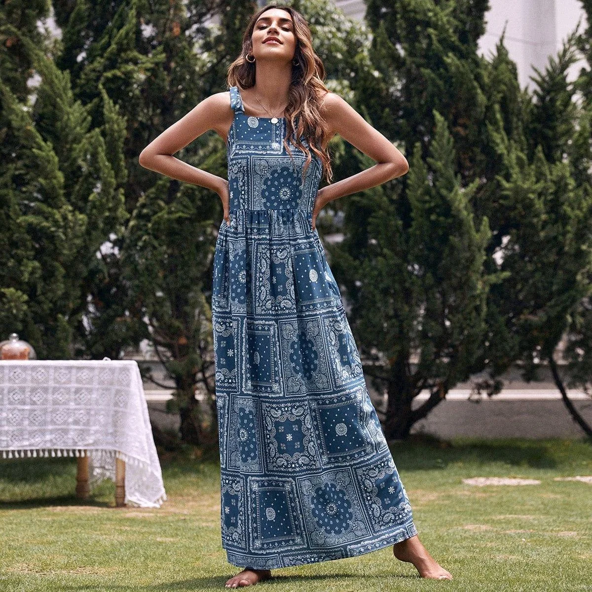 Scarlett Boho Maxi Dress - Glova