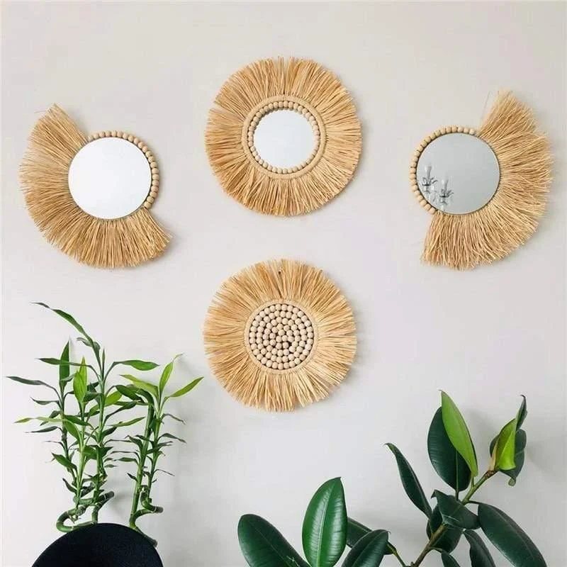 Seagrass Wall Mirrors (4 Styles) - Glova