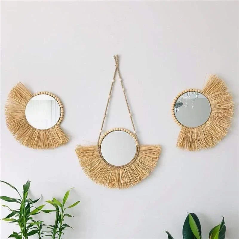 Seagrass Wall Mirrors (4 Styles) - Glova