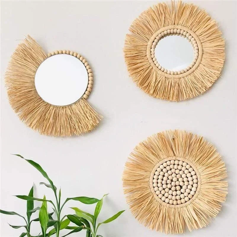 Seagrass Wall Mirrors (4 Styles) - Glova