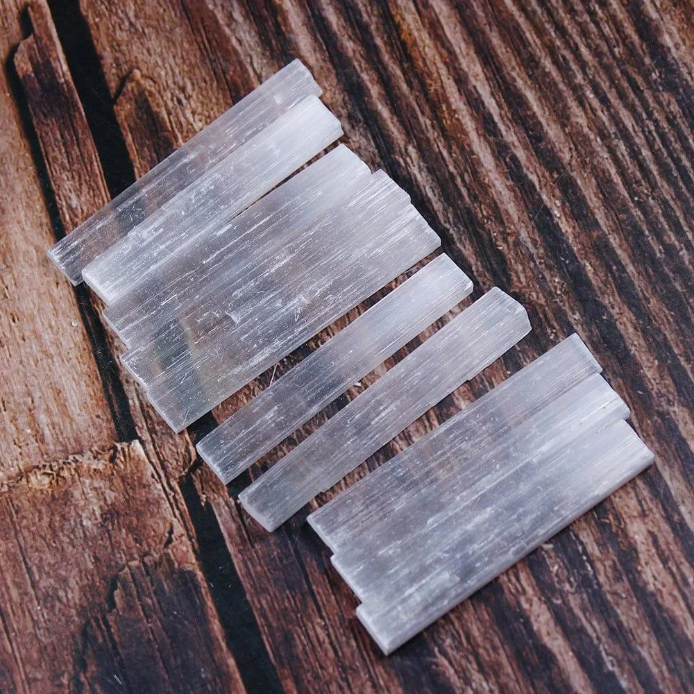 Selenite Crystal Sticks (10pcs) - Glova