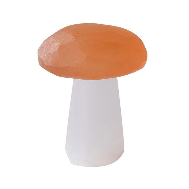 Selenite Mushroom Carving - Glova