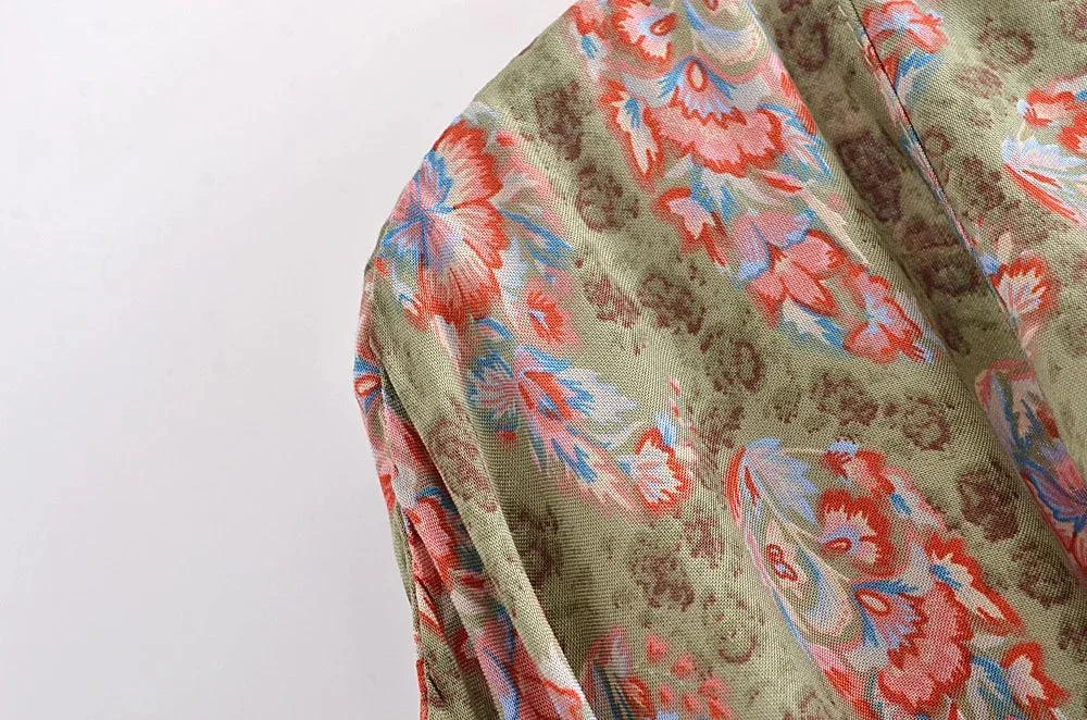 Selina Floral Kimono Robe - Glova