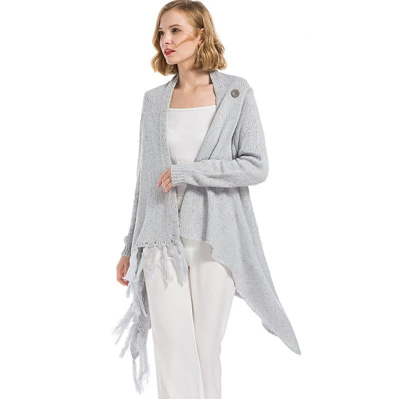 Serena Asymmetrical Hem Cardigan - Glova