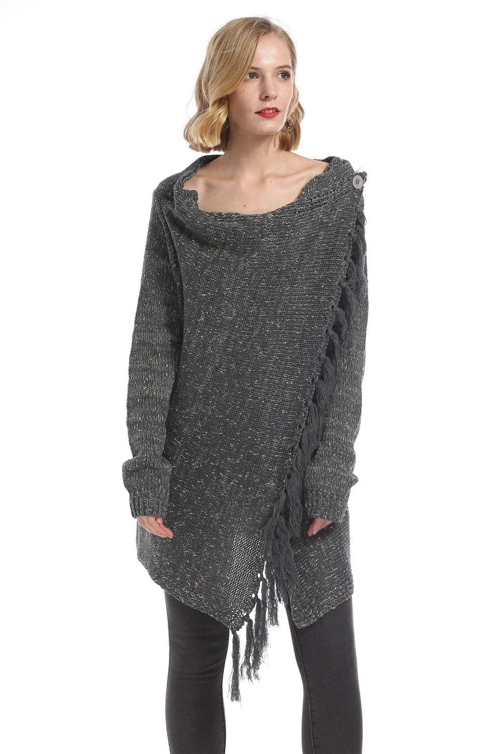 Serena Asymmetrical Hem Cardigan - Glova