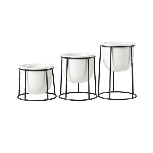 Set of 3 Flower Pots - Glova