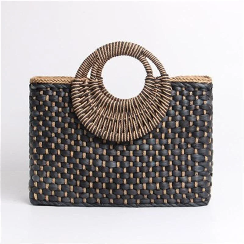 Setia Bali Straw Woven Tote - 3 Colors - Glova