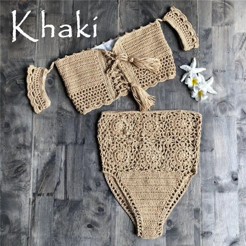 Sheena Knitted Bikini Set - Glova