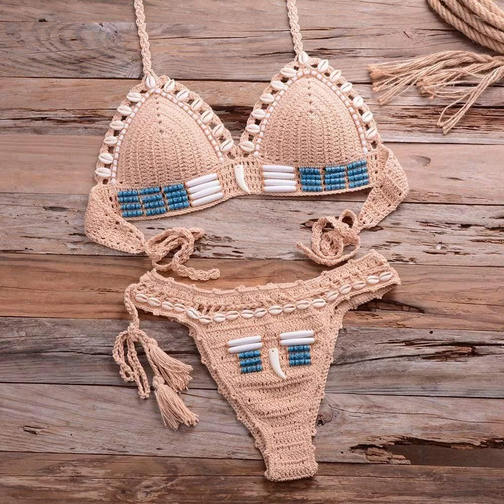 Shell Crochet Bikini Set - Glova