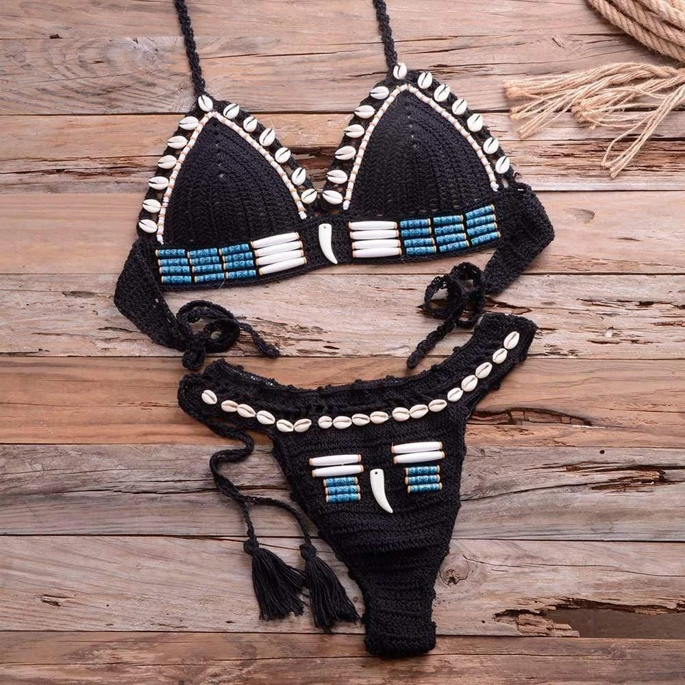 Shell Crochet Bikini Set - Glova