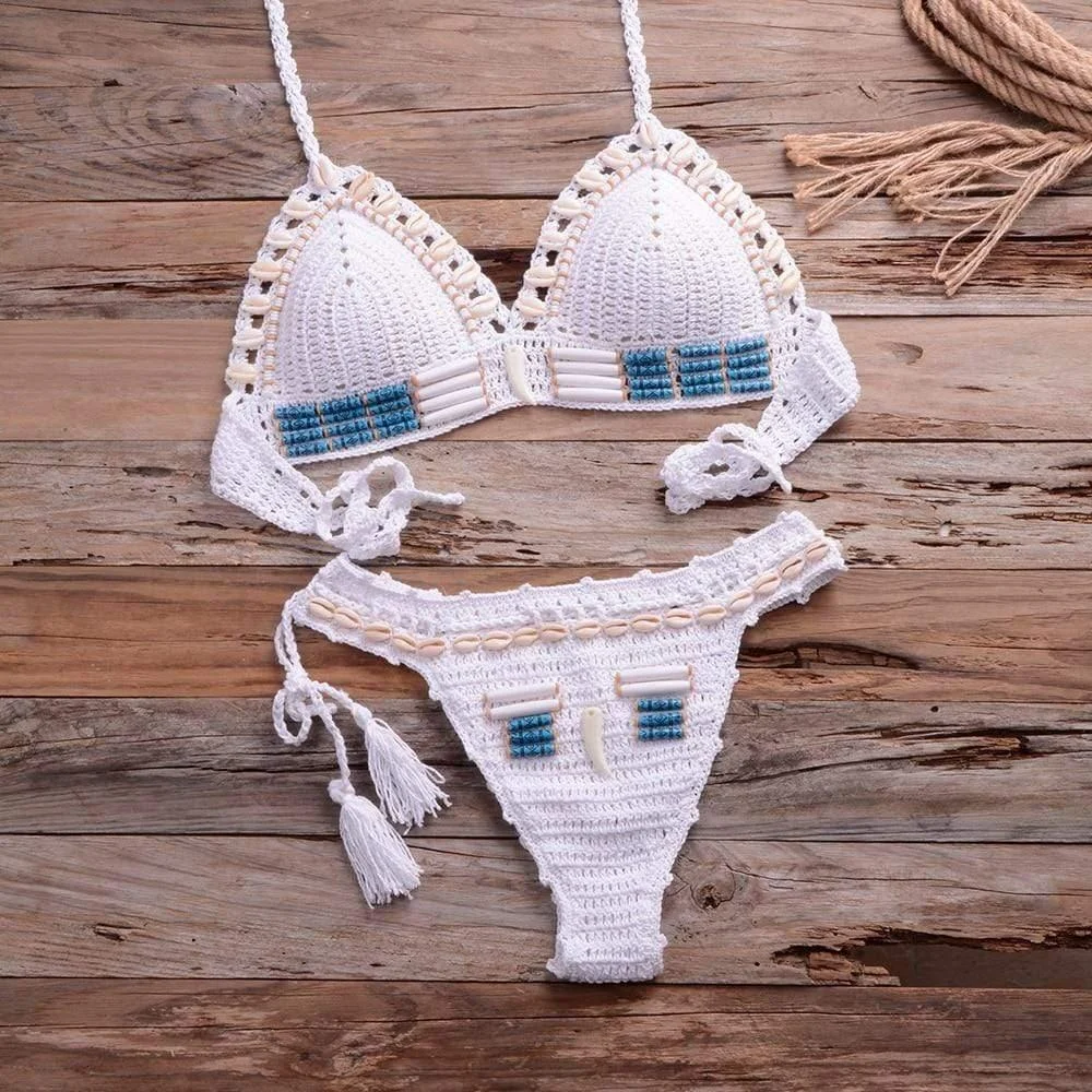 Shell Crochet Bikini Set - Glova